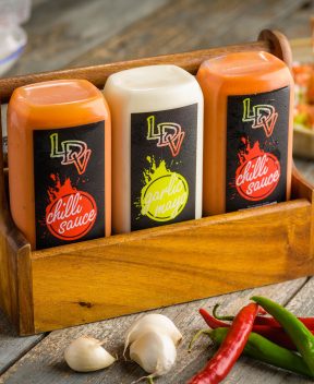 Sauce bottles 1